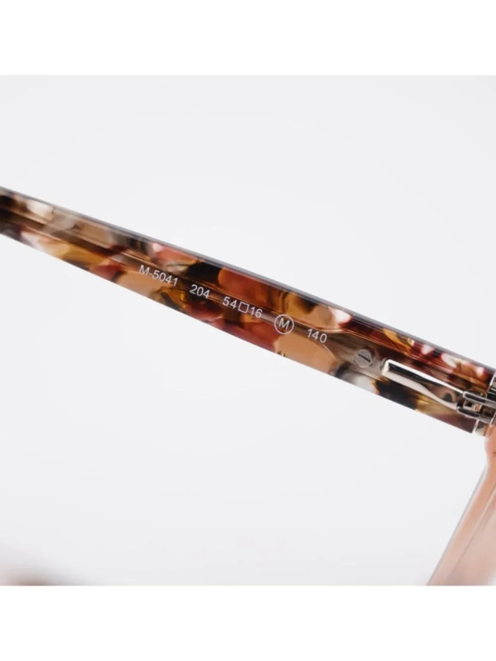Marchon M-5041 204 Eyeglasses Taupe Crystal 54mm Square Frame
